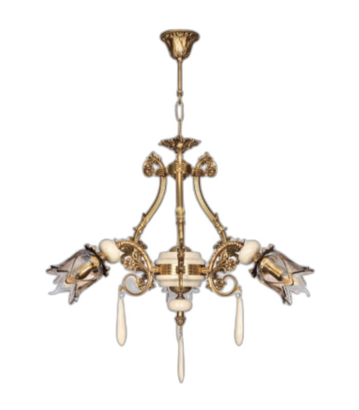 لوستر 3 شعله چشم نور