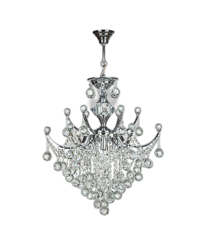 لوستر 9 شعله چشمه نور